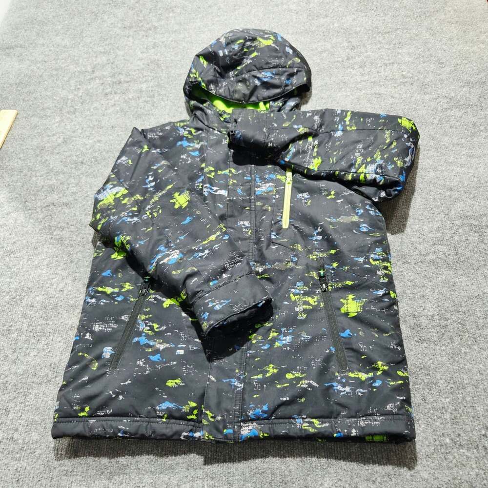 Mountain Warehouse Winter Jacket Size M (8-10) Black Multicolored
